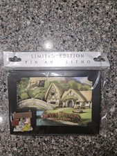Disney Limited Edition Seven Dwarfs Mine Train Opening Day 2014 Pin & Litho picture