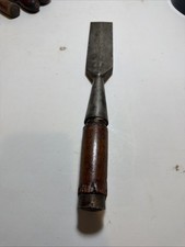 Vintage Douglass Mfg. Co Wooden Handle Chisel Tool 1 15/16” Wide 15 1/4” Long picture