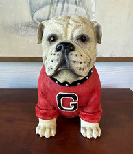 Georgia Bulldog Figurine Red Sweater with 