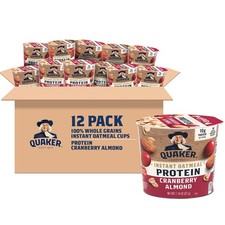 Quaker Protein Instant Oatmeal Express Cups, 2.18 Ounce (Pack of 12) picture