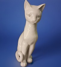 Lenwile Ardalt Verithin White Cat Figurine #6629 Japan 10