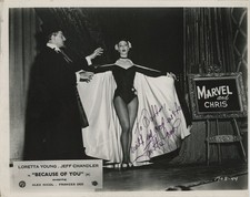 Loretta Young- Signed Vintage Photograph picture