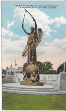 Postcard vintage EXHIBITION PARK, TORONTO, CANADA picture