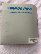 Pan American In Flight Service Handbook circa 1988 picture