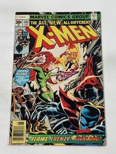 Uncanny X-Men 105 NEWSSTAND 1st Full App Lilandra Bronze Age 1977 picture