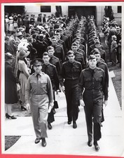 1941 Maxwell Field Class SE-41-C Leave Austin Hall Lead by Capt. Waugh Photo picture