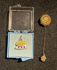 Vtg 10k Gold Filled Alex H Kerr Pendant & Future Homemakers Of America Lapel Pin picture