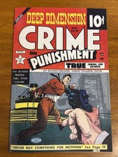 Crime and Punishment #67 COVERLESS Dirty2Dozen Senate Investigation Crime Comic picture