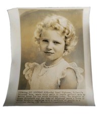 VTG 1956 AP Wirephoto Princess Anne 6th Birthday Portrait by Marcus Adams picture