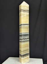 Banded Calcite Tower Large Crystal Tall Big Huge Point Gemstone Wand 11.25