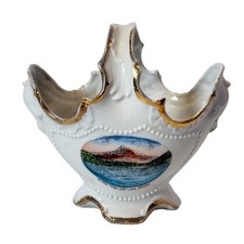 LOST LAKE OREGON ORE Antique MT HOOD Souvenir PAINTED TRINKET picture