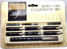 Osmiroid Basic 6-Nib Calligraphy Set – Easy-Change Dip Pen Sealed Ready Stock picture