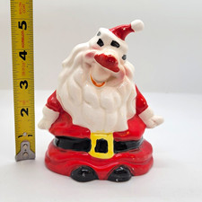 Vintage Kreiss Psycho Santa Christmas Ceramic MCM Kitschy  picture