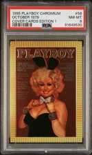Dolly Parton 1995 Playboy Chromium October 1978 #56 PSA 8 picture
