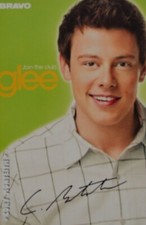CORY MONTEITH - Autograph Card 10x7cm - Glee Star Autograph Card BRAVO Magazine picture