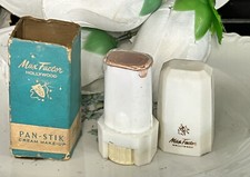 VINTAGE MAX FACTOR HOLLYWOOD PAN-STIK   CREAM MAKE UP NEW  DEEP OLIVE picture