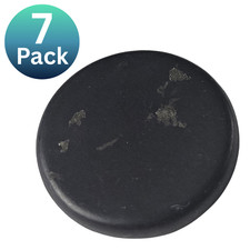 Shungite Stone EMF Protection Phone Sticker 19 mm Unpolished / 7 pk picture