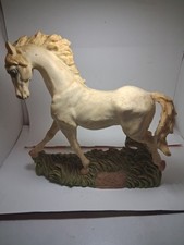 Pretty Lipco Vintage White Horse Figurine  picture