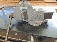 Vintage Ridgid Columbian Fixed Base 3.5” Vise Anvil Machinest Wilton bullet  picture