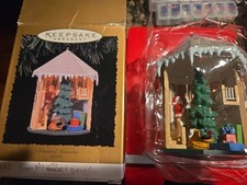 Hallmark Keepsake 1996 Treasured Memories Light Magic Santa Christmas Ornament picture