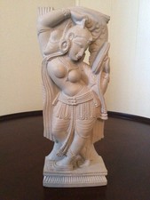 IDOL OF ASPARA/ DEVA DASI STATUE LOOKING IN A MIRROR picture