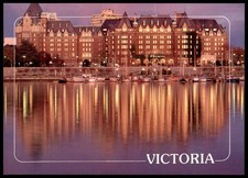 The Empress Hotel Victoria BC Vintage Postcard by Natural Color Productions picture