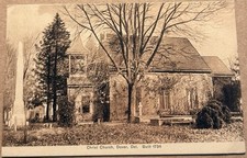 Old Dover De, Christ Church, Built 1734, Kent County, Postcard picture