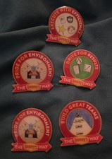 Denny's The Denny's Way Employee Pinback Buttons Lot of 5 - Team/Results picture