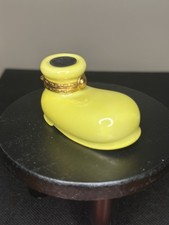 RARE Astoria Disney MICKEY MOUSE SHOE Hand Painted Limoges Trinket Box VGUC HTF picture