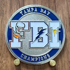 Tampa Florida FBI Champions Football Lightning Challenge Coin  W#1 picture