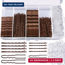 Teenitor 300pcs Bobby Pins Hair Pins Kit, 100 Hair Pin for Women 100 Bobby Pins picture