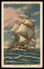 Postcard USS Constitution Ship, Boston, Massachusetts picture