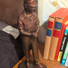 Austin Bronze Metal Golfer Figurine Statue Sculpture, Sports Theme picture