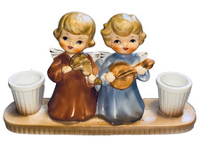 Vtg 60’s HOLT HOWARD Christmas ANGELS Instrument Candle Holder Figure Japan RARE picture
