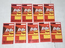 Kit  Kat Vintage  1987 Candy  Bar Wrappers Lot  9 Lucky  Dollar  $100 K  Promo picture