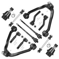 Front Upper Control Arm Suspension Kit Fit 12pcs-Front Kit, Black picture