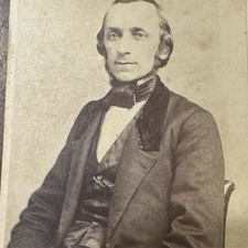 Antique CDV Victorian Gentleman F. Gutekunst Philadelphia picture