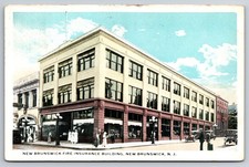 New Brunswick Fire Insurance Building New Brunswick New Jersey Postcard picture