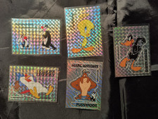 Vintage 1994 Looney Tunes VENDING MACHINE PRISM STICKERS picture