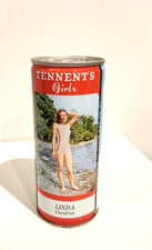 Tennent's Girls Lager Beer Linda Carefree 15.5oz steel beer can Scotland picture