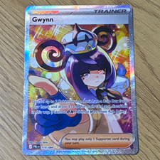 Pokemon TCG Gwynn 119/084 Pitch black Full Art Foil Trainer Supporter picture