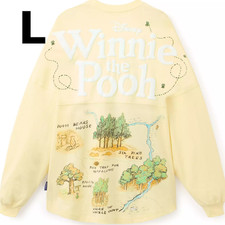 Disney Parks Winnie the Pooh Spirit Jersey LARGE Hundred Acre Wood Map picture