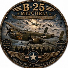 B-25 Mitchell Metal Sign picture