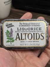 NEW Altoids Liquorice Mints 1.76oz ~ 1 Sealed Collector Tin ~ Discontinued Yummy picture