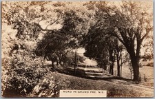 c1910s GRAND PRE, Nova Scotia CANADA Real Photo RPPC Postcard / Road Scene picture