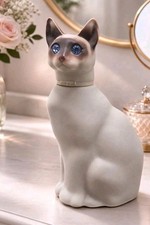 Vintage Avon Moonwind Cologne Siamese Cat Bottle picture