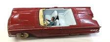 French Dinky Toy 555 Ford Thunderbird red /white interior Original ( box 259) picture