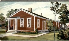 Sherwin-Williams Brighten Up house Advertising c1920s-30s Vintage Postcard picture