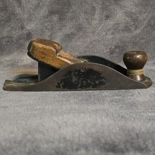 VTG 1800's Stanley No. 110 Block Plane Wooden Handles USA New Britain,CT RARE picture