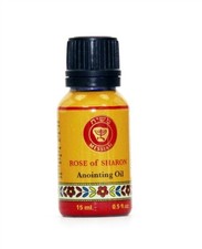 Ein Gedi Rose of Sharon in Cobalt blue glass bottle - 15ml (0.5 fl. oz.) picture